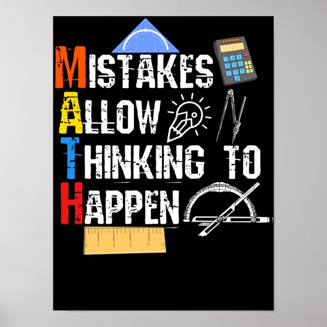 Affiche Math. Mistakes Allow (Devant)
