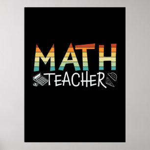 Affiche Math Teacher