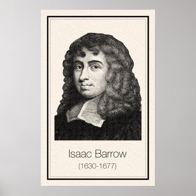 Affiche Mathématiciens - Barrow (Devant)