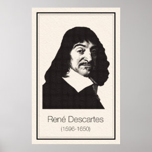 Affiche Mathématiciens - Descartes