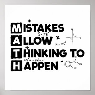 Affiche Mathématiciens   Étudiants Mathématiques Mathémati