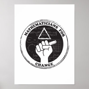 Affiche Mathématiciens pour l'affiche de changement