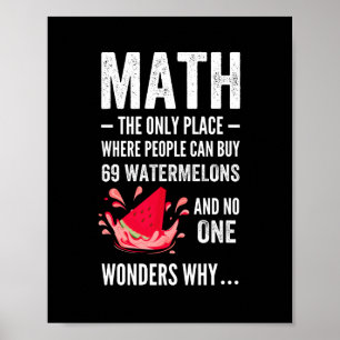 Affiche Mathematics humor