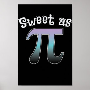 Affiche Mathematik Sweet comme Pi