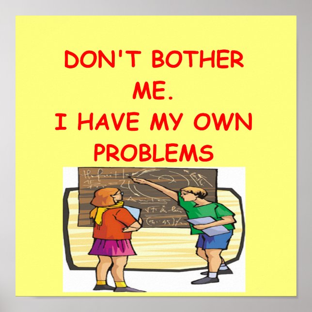 Affiche mathématique mathématique mathématique (Devant)