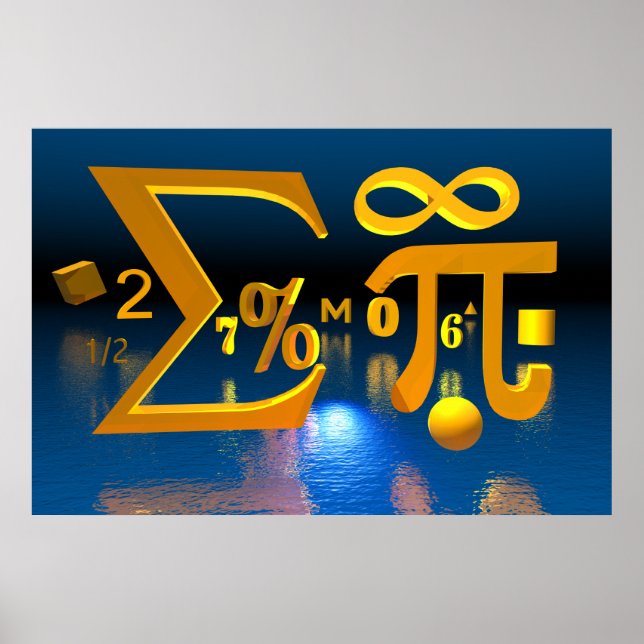 Affiche Mathématiques (Devant)