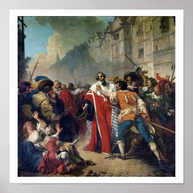 Affiche Mathieu Mole a stoppé par the Parisian crowd o (Devant)