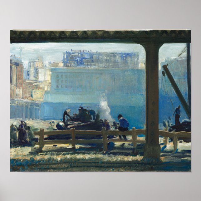 Affiche Matin bleu (Devant)