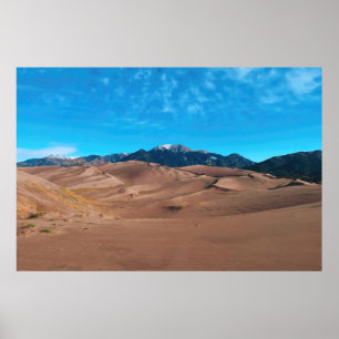 Affiche Matin dans le champ de dune