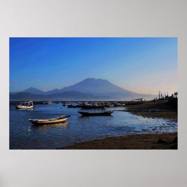 Affiche Matin dans l'ombre d'Agung (Devant)