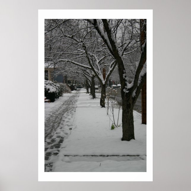 Affiche Matin d'hiver (Devant)