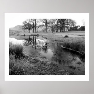 Affiche Matin d'hiver : Strandshag Bay, Derwentwater Post