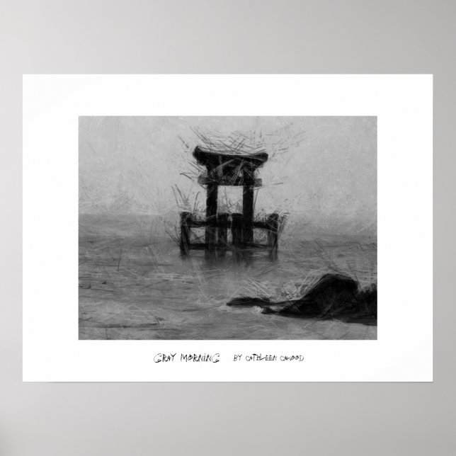 Affiche Matin gris (Devant)