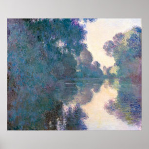 Affiche Matin sur la Seine : Claude Monet impressionniste
