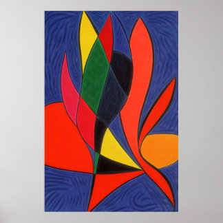 Affiche Matisse inspiré de l'art Abstrait du mur