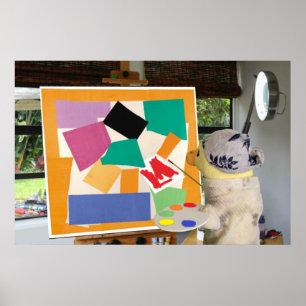 Affiche Matisse L'escargot dans les huiles par Danny Duck