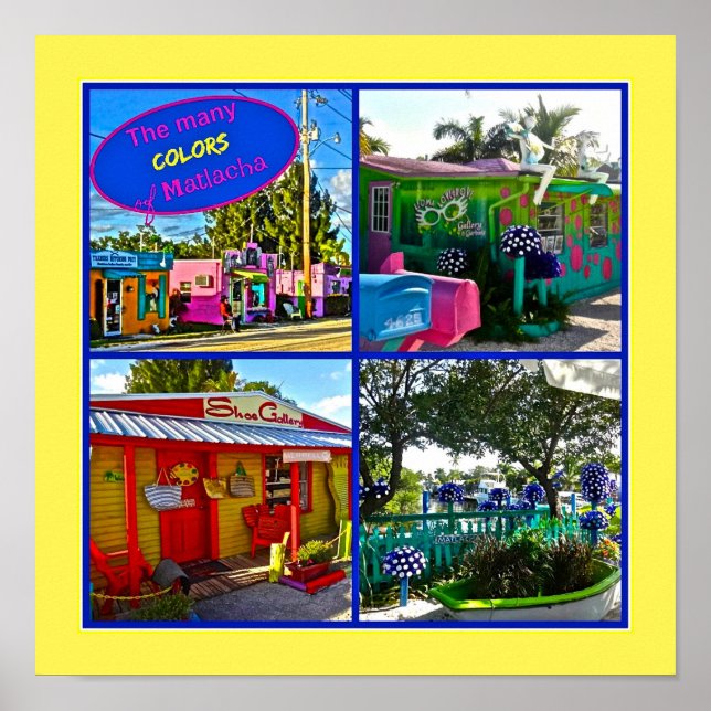 Affiche Matlacha Pine Island Floride (Devant)