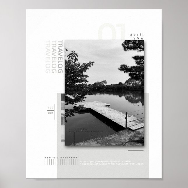 affiche matte travelog_1 (Devant)