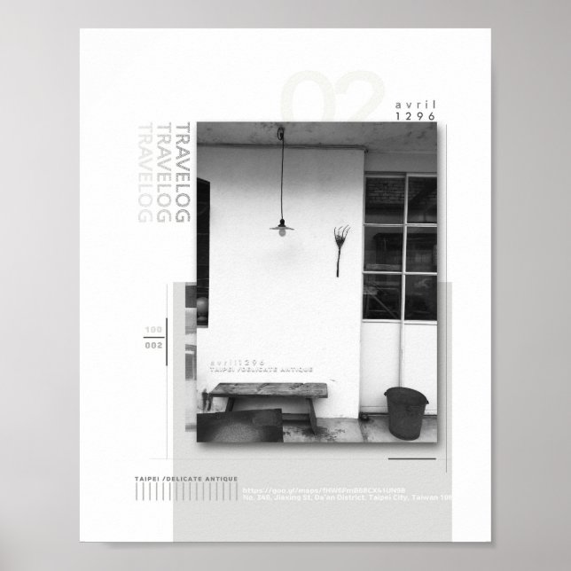 affiche matte travelog_2 (Devant)