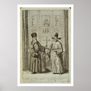 Affiche Matteo Ricci (1552-1610) et Paul Li, from 'Chin