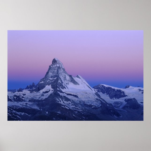 Affiche Matterhorn à l'aube, Zermatt, Alpes suisses, (Devant)