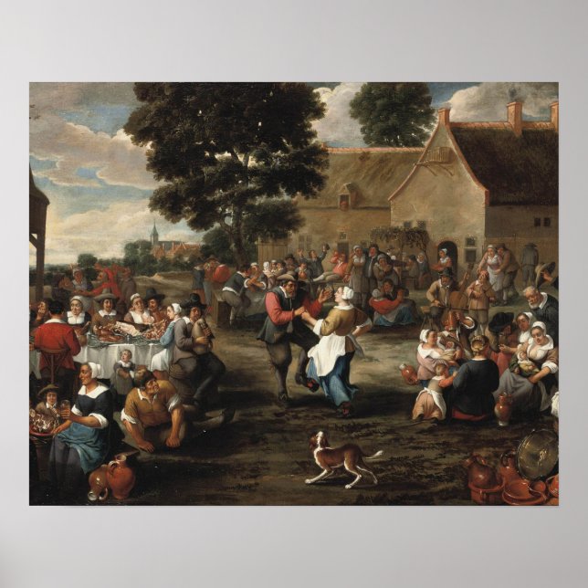 Affiche Mattheus van Helmont - Fête des paysans (Devant)