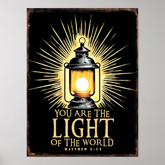 Affiche Matthew 5:14 (Devant)