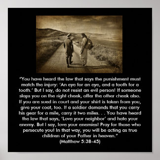 Affiche Matthew 5:38-45