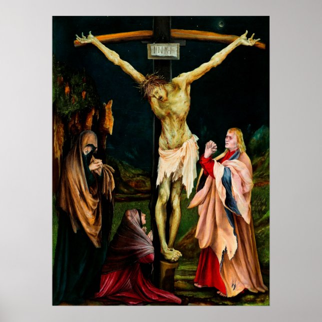 Affiche Matthias Grunewald : La petite crucifixion (Devant)