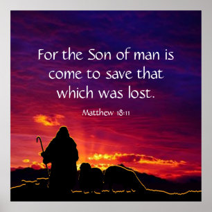 Affiche Matthieu 18:11