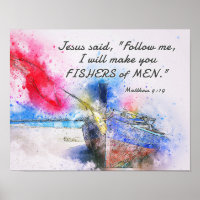 Matthieu 4:19 Jésus dit : Suivez-moi la Bible Vers