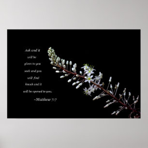 Affiche Matthieu 7:7