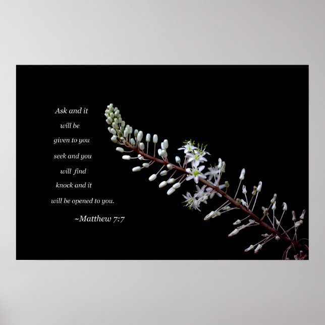 Affiche Matthieu 7:7 (Devant)