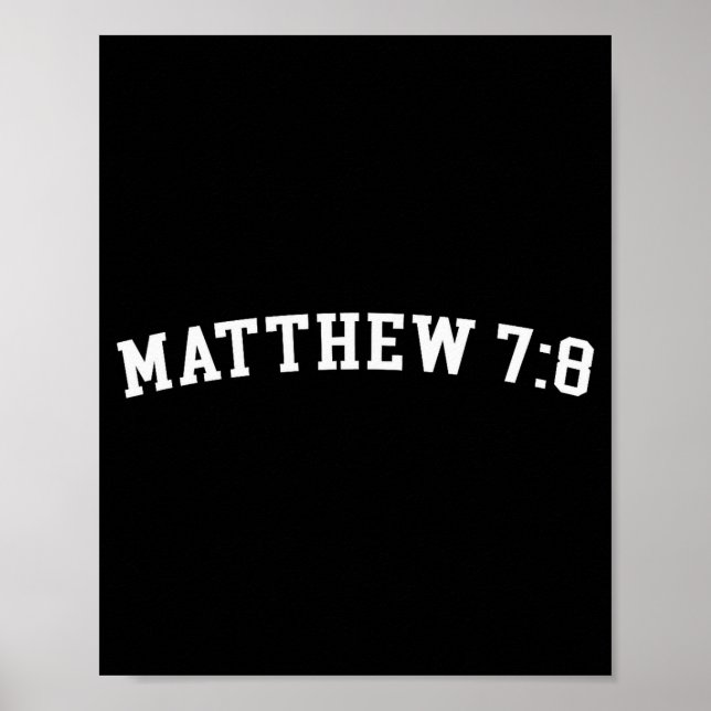 Affiche Matthieu 7_8  (Devant)
