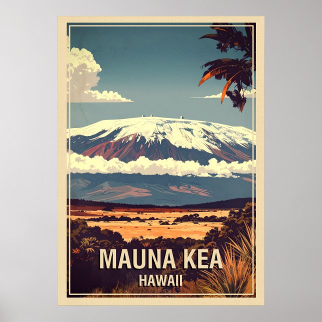 Affiche Mauna Kea Hawaii V02 (Devant)