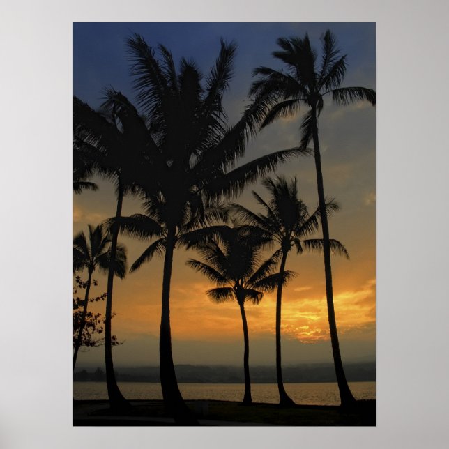 AFFICHE MAUNA LOA SUNSET (Devant)