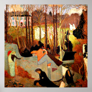 Affiche Maurice Denis - Mystère de Pâques, peinture d'art