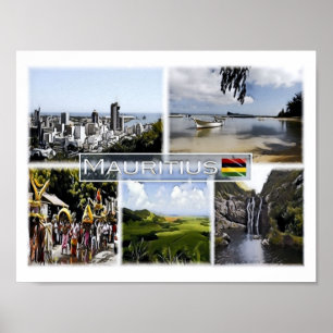 Affiche Maurice - Mosaïque -