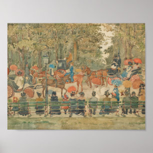 Affiche Maurice Prendergast - Central Park, 1901