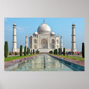 Affiche mausolée du taj mahal Inde