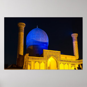 Affiche Mausoleum of Amir Timur - Samarkand, Uzbekistan