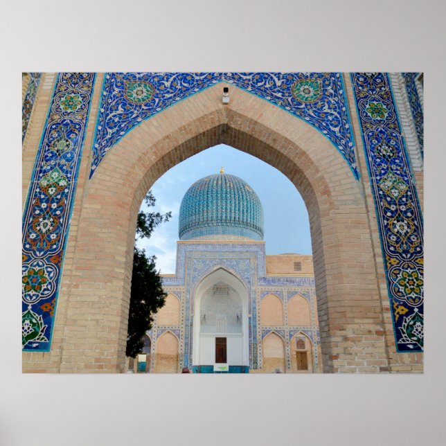 Affiche Mausoleum of Timur in Samarkand, Uzbekistan (Devant)