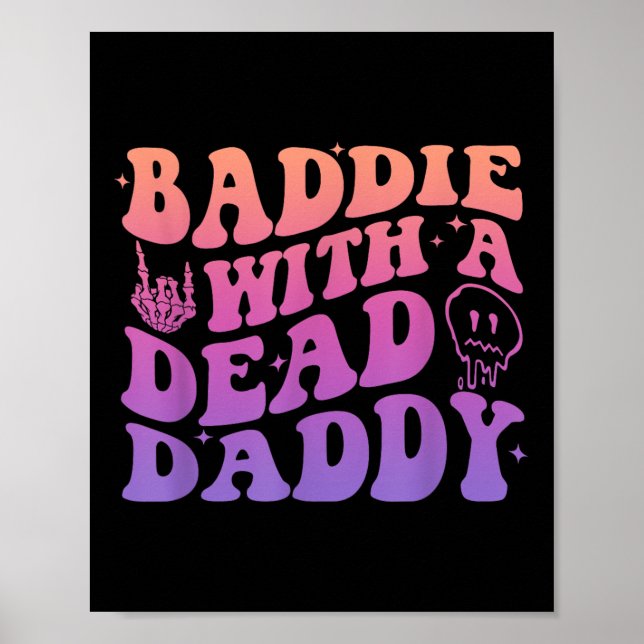 Affiche Mauvais Avec Un Design De Papa Mort (Devant)