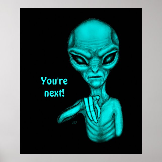 Affiche Mauvais Extraterrestre , À toi ensuite ! (Devant)