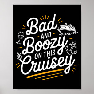 Affiche Mauvais Garçon Ivre Dans Ce Voyage De Croisière Dr