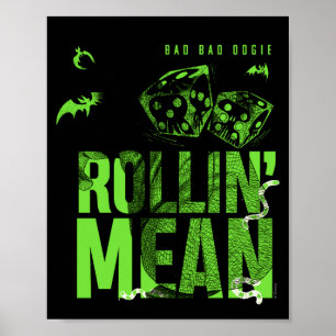 Affiche Mauvais Mauvais Oogie Roulant T Shirt Moyen