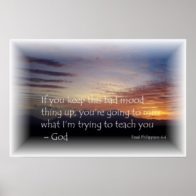 Affiche Mauvaise humeur (Devant)