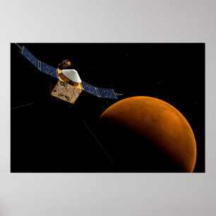 Affiche Maven Spacecraft.