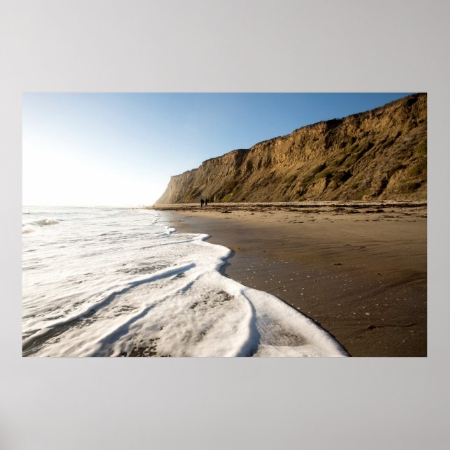 Affiche Mavericks Beach, Half Moon Bay, CA (Devant)