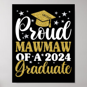 Affiche Mawmaw D'Un Cl De 2024 Graduate Diplômé De Niveau